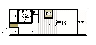 広島県広島市佐伯区三宅５ ワンルーム アパート 賃貸物件詳細