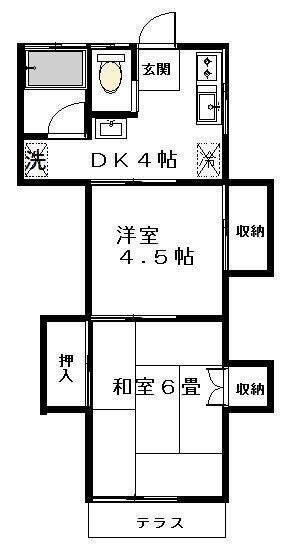 東京都小平市花小金井５ 花小金井駅 2DK アパート 賃貸物件詳細