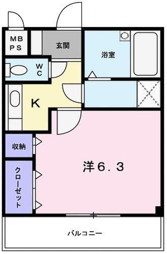 兵庫県姫路市北条梅原町 姫路駅 1K アパート 賃貸物件詳細