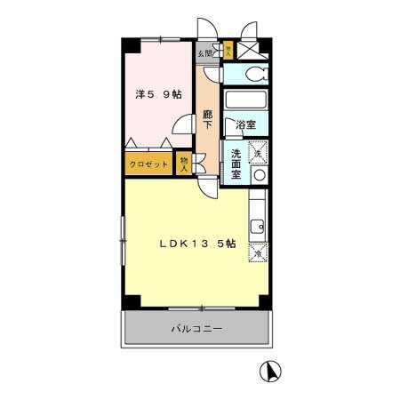ＣｌａｖｅｌＮａｇａｒａ２ 2階 1LDK 賃貸物件詳細