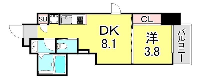 兵庫県神戸市長田区庄田町４ 新長田駅 1DK マンション 賃貸物件詳細