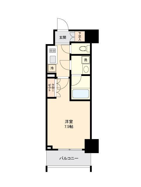 埼玉県川口市幸町２ 川口駅 1K マンション 賃貸物件詳細