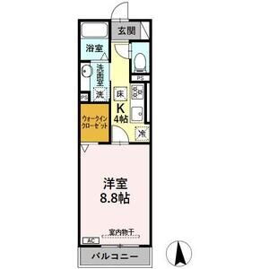 岐阜県岐阜市黒野 岐阜駅 1K アパート 賃貸物件詳細