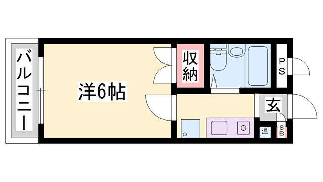 兵庫県加古川市野口町野口 東加古川駅 1K アパート 賃貸物件詳細