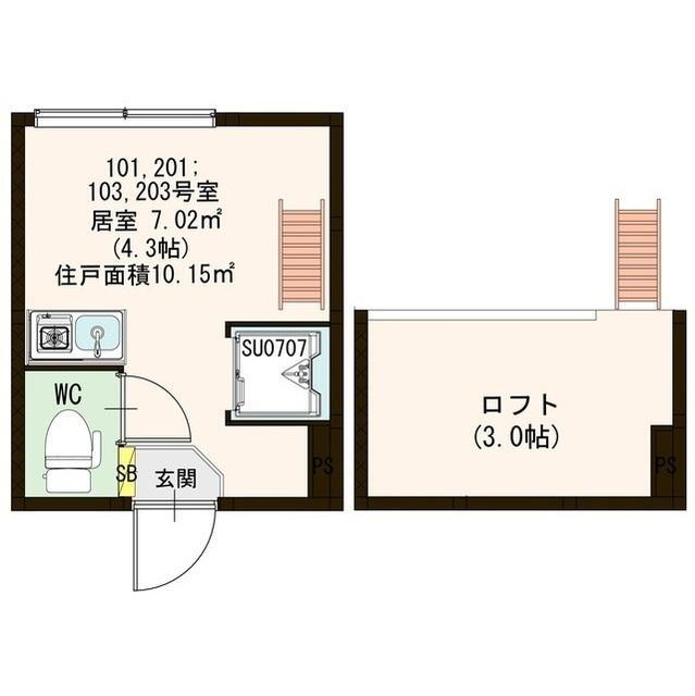 東京都新宿区西落合２ 落合南長崎駅 ワンルーム アパート 賃貸物件詳細