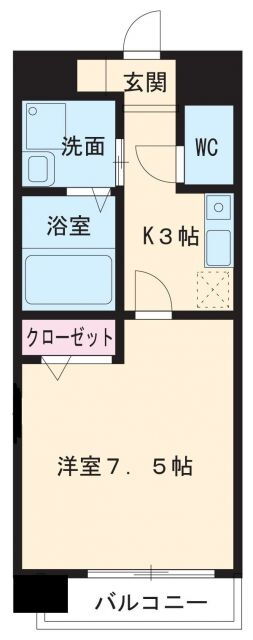 愛知県名古屋市西区浅間２ 浅間町駅 1K マンション 賃貸物件詳細