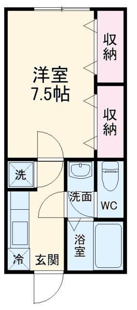 サイドワン 2階 1K 賃貸物件詳細