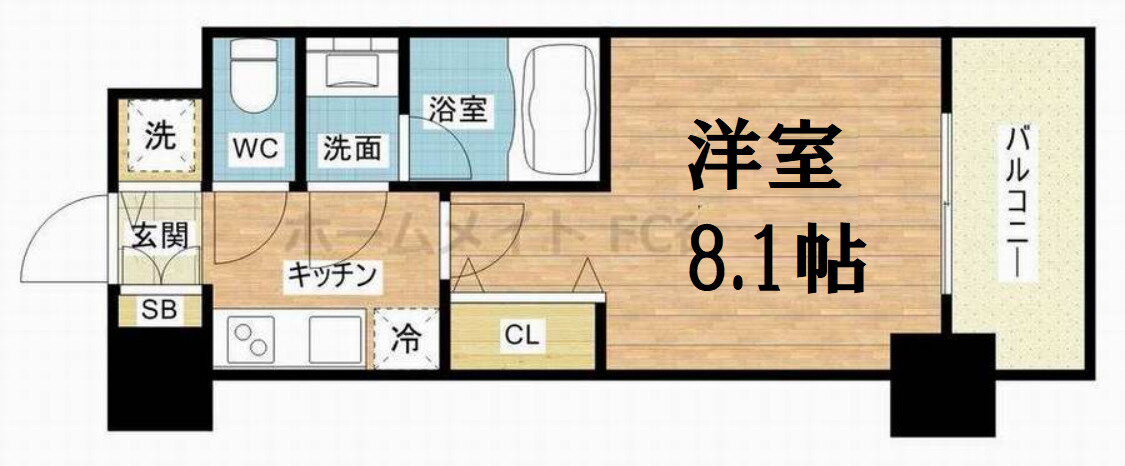 大阪府大阪市福島区福島７ 福島駅 1K マンション 賃貸物件詳細