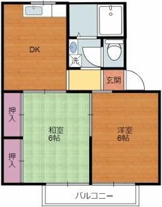静岡県掛川市緑ケ丘１ 掛川駅 2DK アパート 賃貸物件詳細