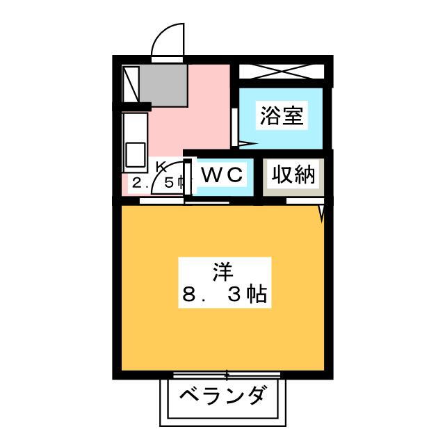 静岡県富士市岩本 1K アパート 賃貸物件詳細