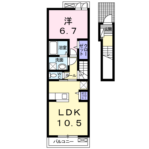 三重県四日市市赤堀南町 赤堀駅 1LDK アパート 賃貸物件詳細