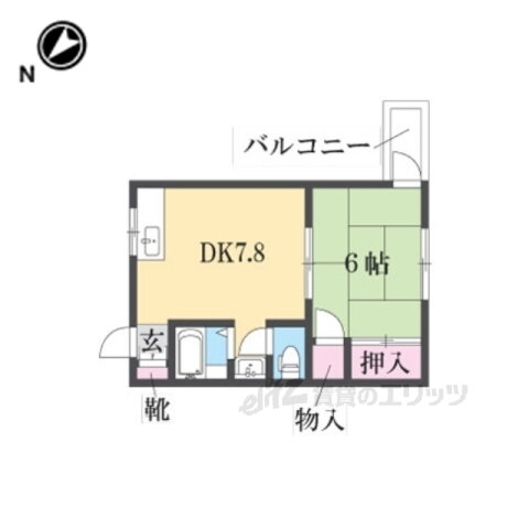 兵庫県尼崎市瓦宮１ 園田駅 1DK アパート 賃貸物件詳細