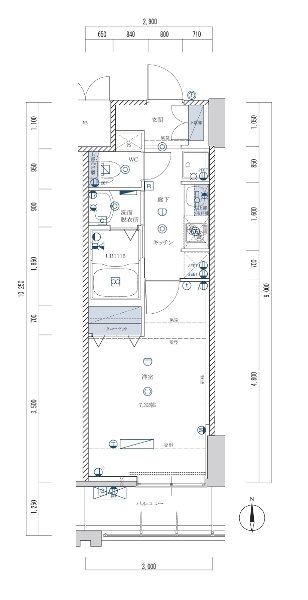 東京都江東区亀戸７ 亀戸駅 1K マンション 賃貸物件詳細