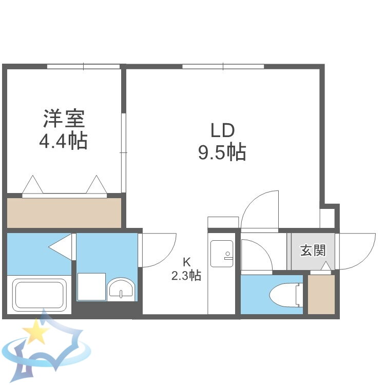 北海道札幌市豊平区月寒東二条１１ 福住駅 1LDK マンション 賃貸物件詳細