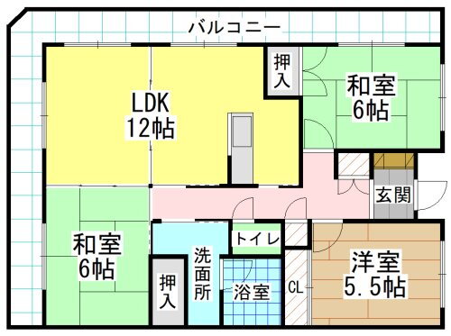 福岡県北九州市小倉北区中井４ 九州工大前駅 3LDK マンション 賃貸物件詳細