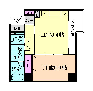 大阪府大阪市北区中津７ 中津駅 1LDK マンション 賃貸物件詳細