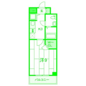 エトワール新杉田 2階 1K 賃貸物件詳細