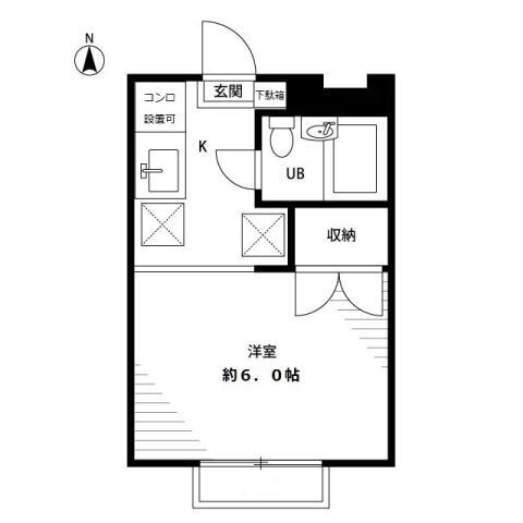 東京都大田区久が原６ 千鳥町駅 ワンルーム アパート 賃貸物件詳細