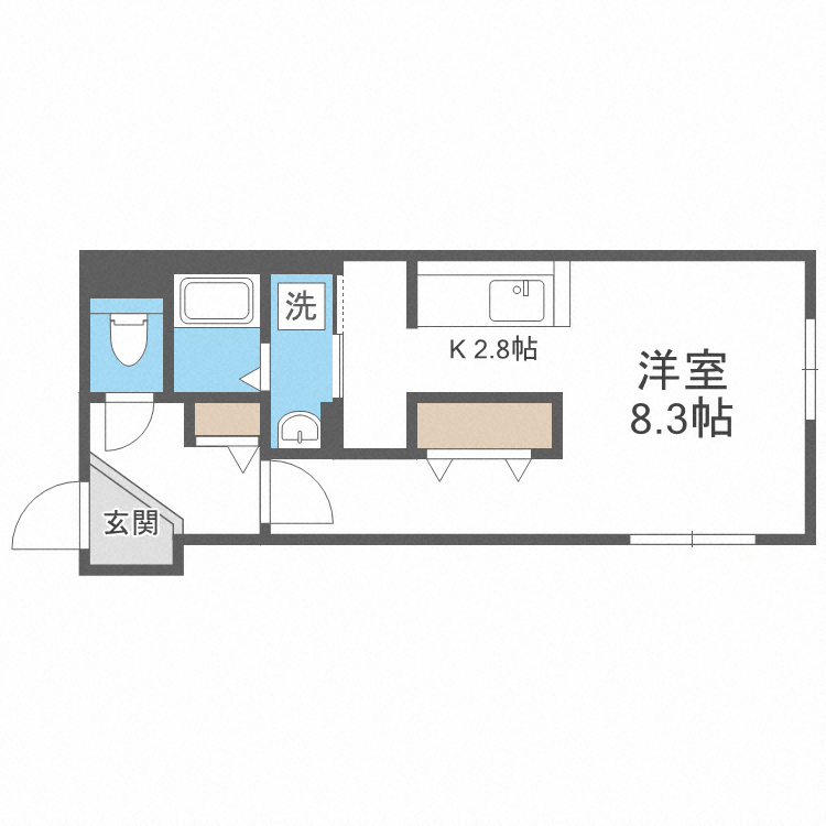 北海道札幌市中央区南十四条西７ 幌平橋駅 1K マンション 賃貸物件詳細