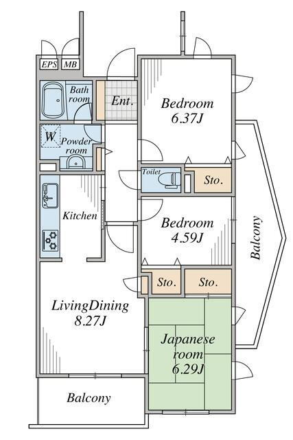 神奈川県横浜市青葉区奈良５ こどもの国駅 3LDK マンション 賃貸物件詳細