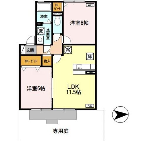 奈良県御所市大字元町 近鉄御所駅 2LDK アパート 賃貸物件詳細