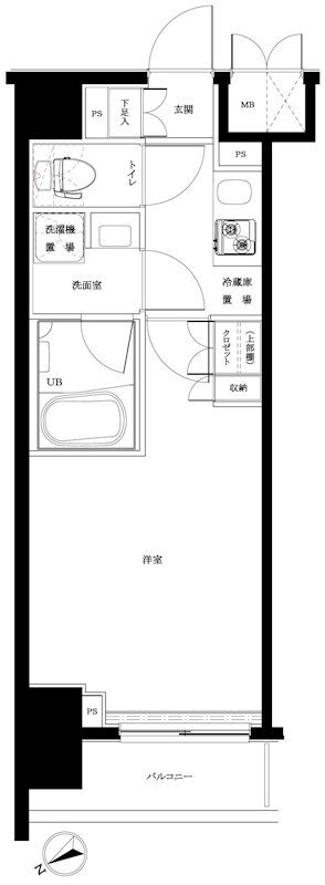ルーブル板橋東新町壱番館 9階 1K 賃貸物件詳細