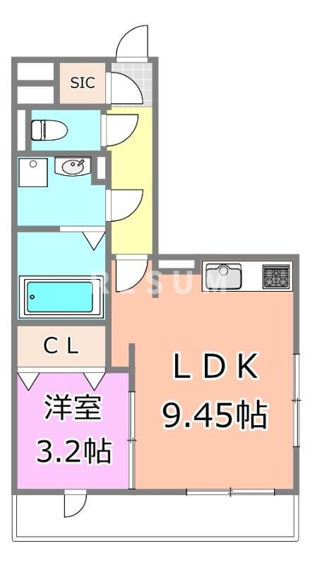 千葉県千葉市中央区新千葉２ 千葉駅 1LDK アパート 賃貸物件詳細