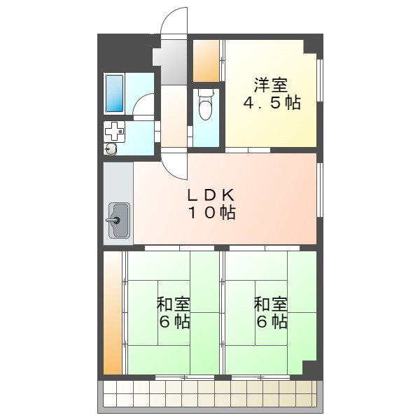 愛知県名古屋市港区小碓４ 中島駅 3LDK マンション 賃貸物件詳細