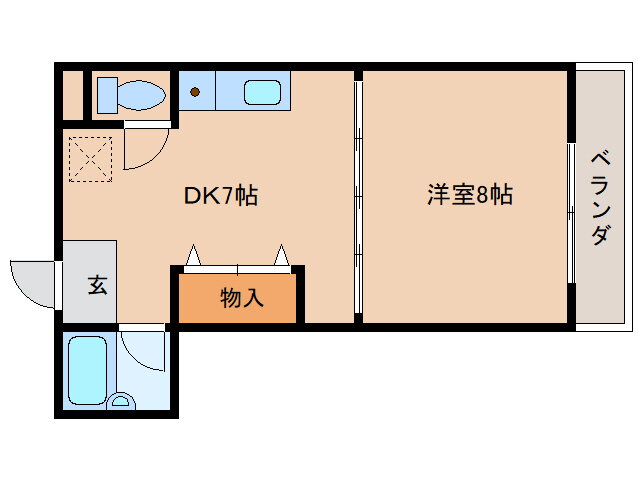 奈良県橿原市久米町 橿原神宮前駅 1DK マンション 賃貸物件詳細