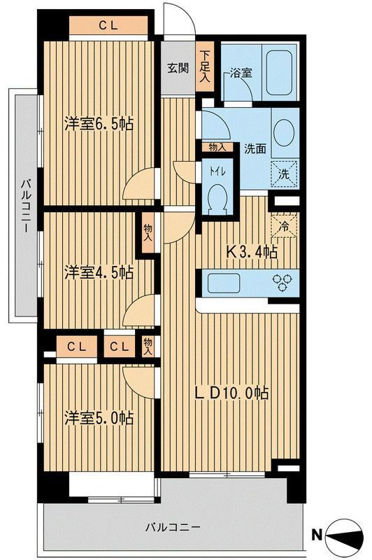 東京都墨田区石原３ 両国駅 3LDK マンション 賃貸物件詳細