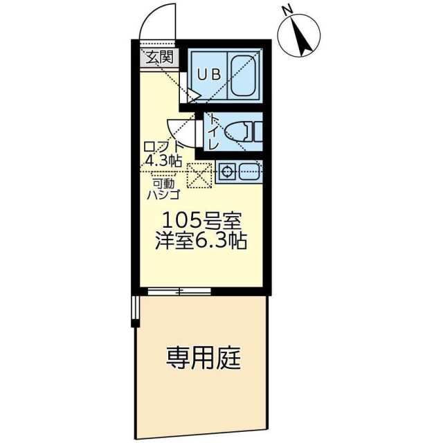 神奈川県横浜市鶴見区下末吉５ 鶴見駅 ワンルーム アパート 賃貸物件詳細