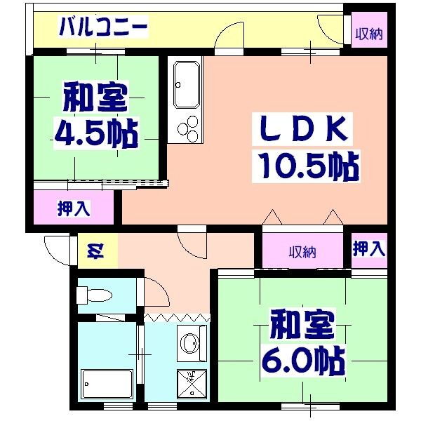 千葉県鎌ヶ谷市西道野辺 馬込沢駅 2LDK マンション 賃貸物件詳細