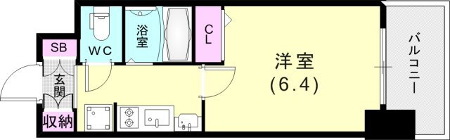 兵庫県神戸市兵庫区水木通１ 神戸駅 1K マンション 賃貸物件詳細