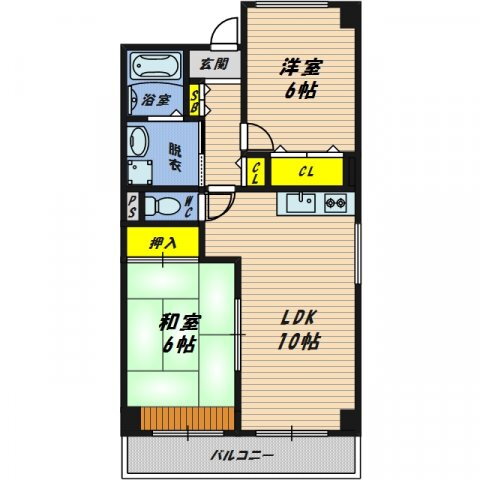大阪府大阪市鶴見区今津中５ 徳庵駅 2LDK マンション 賃貸物件詳細