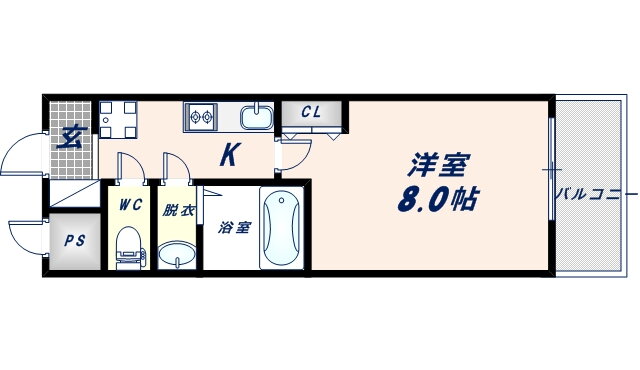 大阪府大阪市生野区鶴橋５ 鶴橋駅 1K マンション 賃貸物件詳細