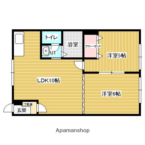 北海道三笠市有明町 岩見沢駅 2LDK アパート 賃貸物件詳細