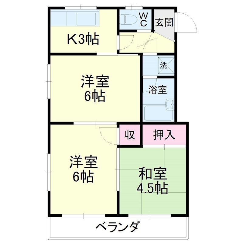 静岡県島田市相賀 門出駅 3K アパート 賃貸物件詳細