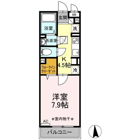 宮城県名取市杜せきのした１ 杜せきのした駅 1K アパート 賃貸物件詳細