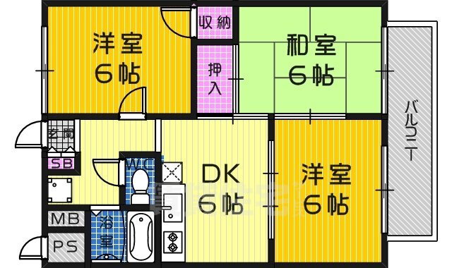 大阪府堺市西区鳳南町２ 鳳駅 3DK マンション 賃貸物件詳細