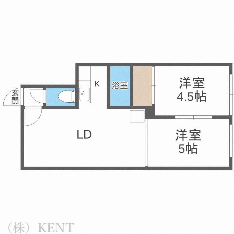 北海道札幌市西区二十四軒二条５ 二十四軒駅 2LDK アパート 賃貸物件詳細