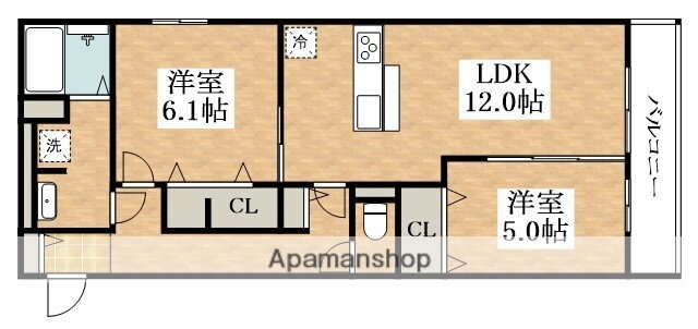 大阪府大阪市東住吉区今川５ 今川駅 2LDK アパート 賃貸物件詳細