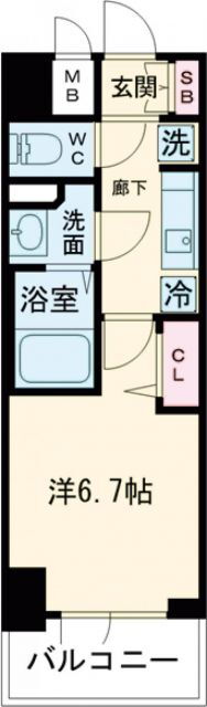 兵庫県神戸市兵庫区西出町２ 神戸駅 1K マンション 賃貸物件詳細