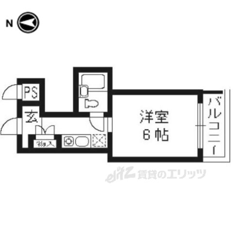 京都府宇治市宇治妙楽 宇治駅 1K マンション 賃貸物件詳細
