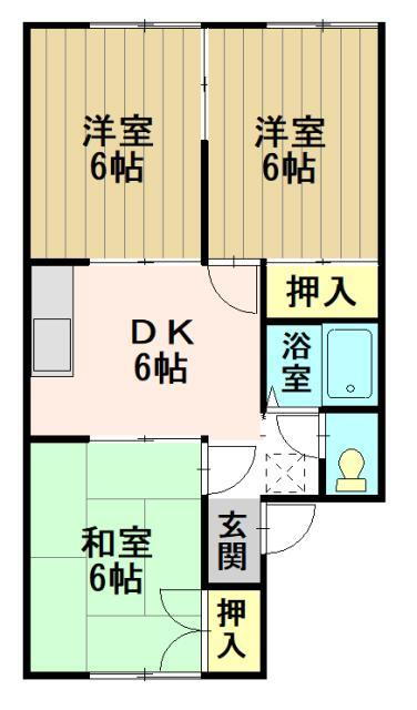 グリーンコーポフェリシア 1階 3DK 賃貸物件詳細