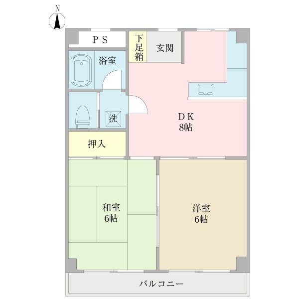 東京都江戸川区南葛西６ 葛西駅 2DK マンション 賃貸物件詳細