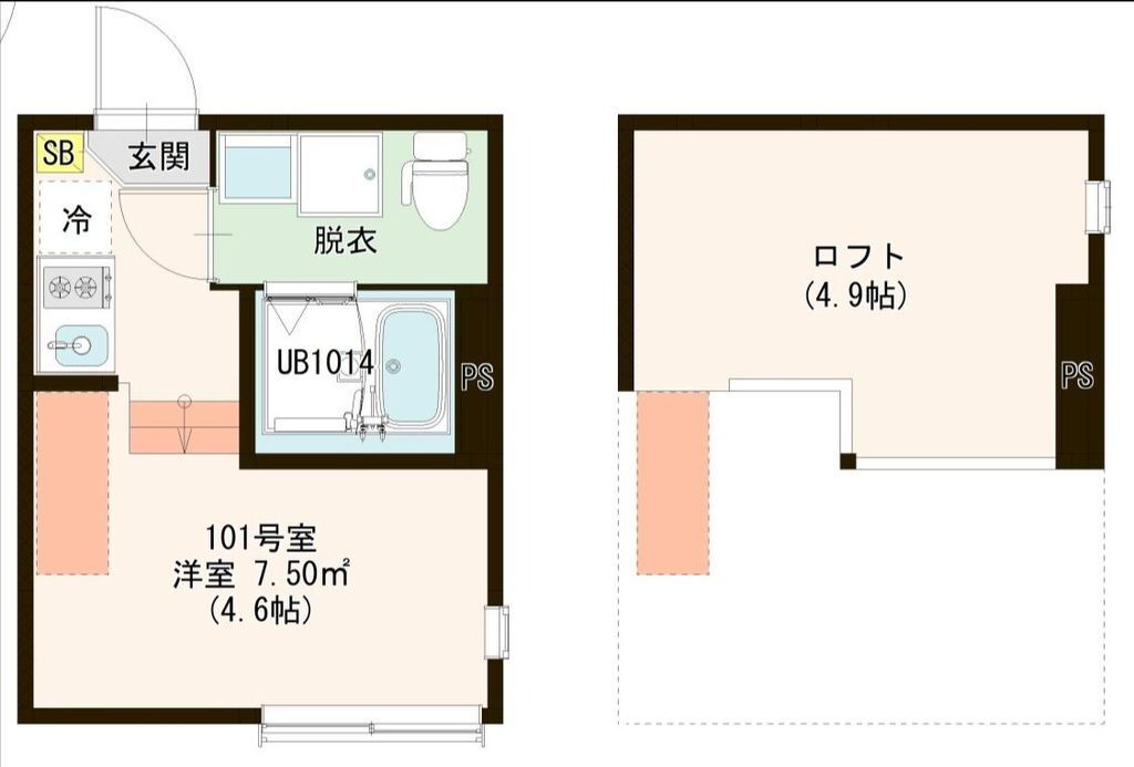 神奈川県川崎市多摩区栗谷４ 生田駅 1K アパート 賃貸物件詳細