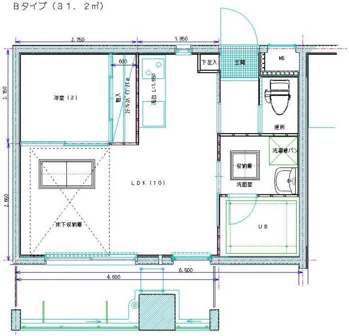 マイスフォレスト春日原 4階 1LDK 賃貸物件詳細