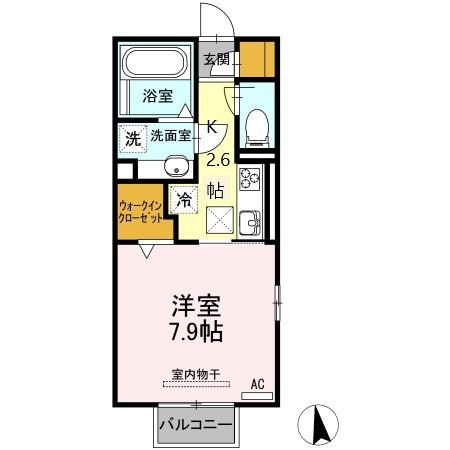 Ｄ－ｈｏｕｓｅ久保 1階 1K 賃貸物件詳細