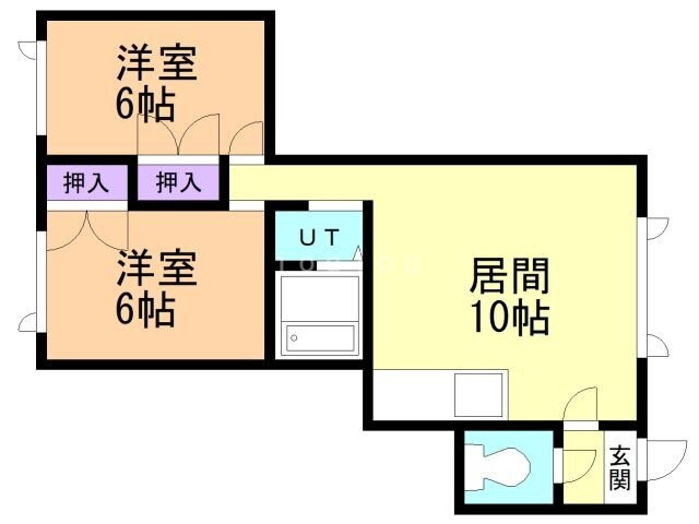 Ｆｏｒ　　ｙｏｕ　　三愛 1階 2LDK 賃貸物件詳細