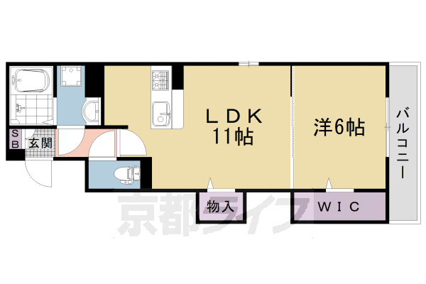京都府京都市右京区西京極殿田町 西京極駅 1LDK アパート 賃貸物件詳細